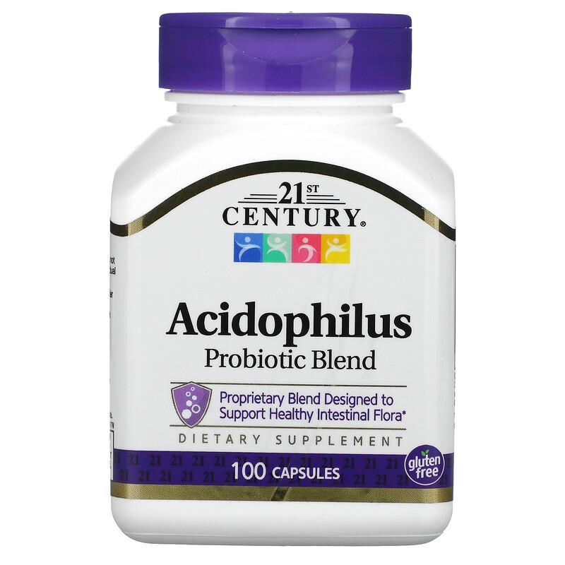 21st Century, Acidophilus Probiotic Blend, 100 Capsules