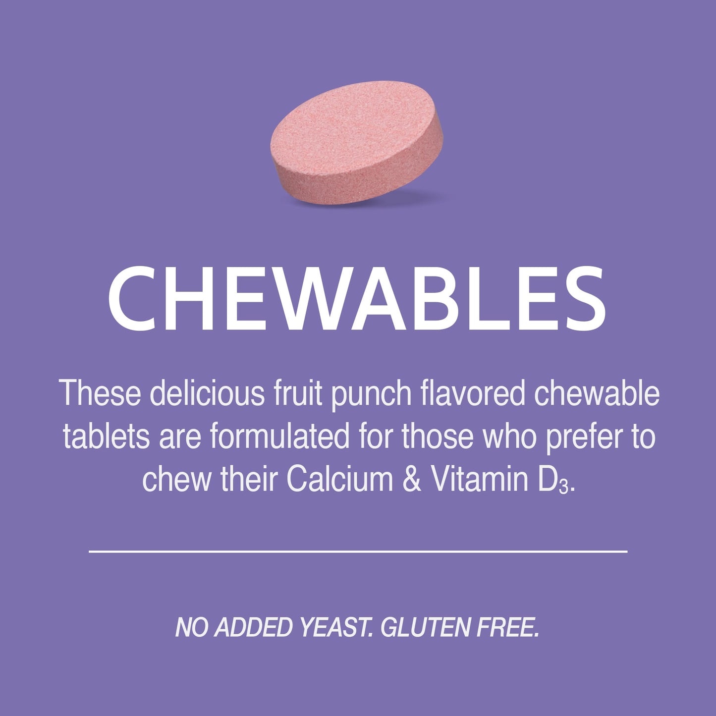 21st Century, 600 + D3 Plus Minerals, Fruit Punch, 75 Chewable Tablets